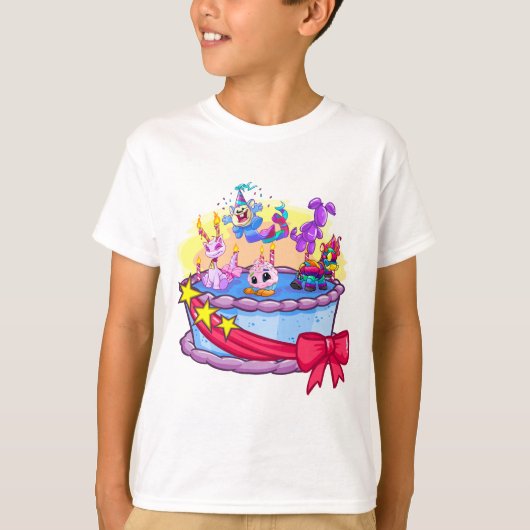 Birthday Cake Group Shot T-shirt (Voorkant)