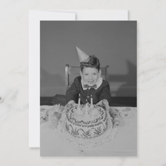 Birthday Cake Kaart (Voorkant)