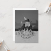 Birthday Cake Kaart (Voorkant / Achterkant in situ)
