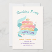 Birthday cake  kaart (Voorkant)