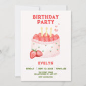 Birthday Cake Kaart (Voorkant)