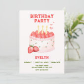 Birthday Cake Kaart (Staand voorkant)