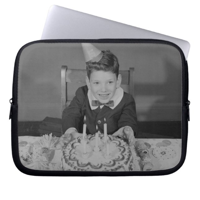 Birthday Cake Laptop Sleeve (Voorkant)