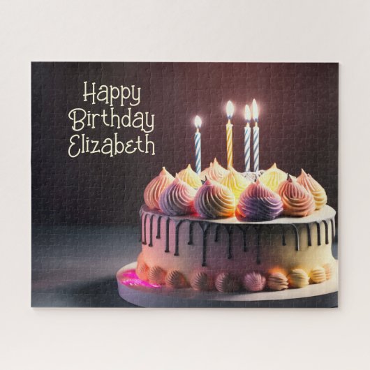 Birthday Cake Legpuzzel (Horizontaal)