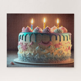 Birthday Cake Legpuzzel