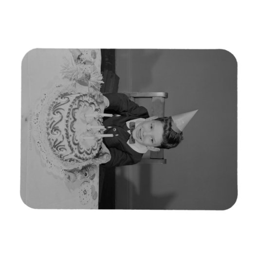 Birthday Cake Magneet (Horizontaal)