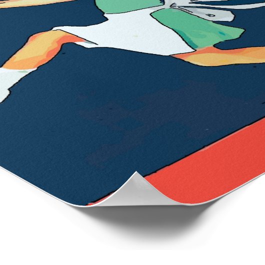 Birthday Cake, meisje met kom, Kitchen Poster (Hoek)