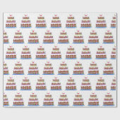 Birthday Cake met Confetti Cadeaupapier (Vlak)