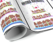 Birthday Cake met Confetti Cadeaupapier (Rol Hoek)