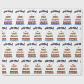 Birthday Cake met Confetti Cadeaupapier (Vlak)