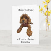 Birthday cake - met Rebel Rupert Kaart (Gele Bloem)