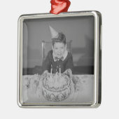 Birthday Cake Metalen Ornament (Links)