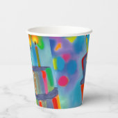 Birthday Cake Papieren Bekers (Achterkant)