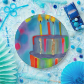 Birthday Cake Papieren Bordje (Feest)