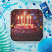 BIRTHDAY CAKE PAPIEREN BORDJE (Feest)
