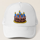 Birthday cake 🎂 pet, te koop! trucker pet (Voorkant)