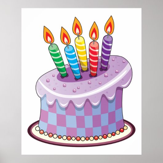 Birthday Cake Poster (Voorkant)