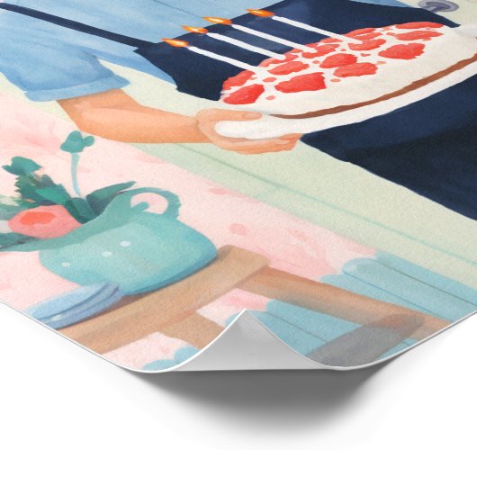 Birthday Cake Poster (Hoek)