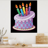 Birthday Cake Poster (Keuken)