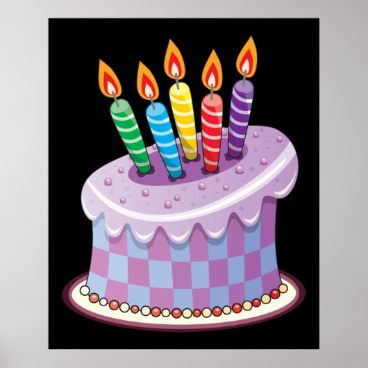 Birthday Cake Poster (Voorkant)