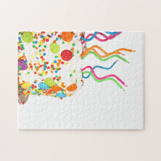 Birthday Cake Puzzle Legpuzzel (Horizontaal)