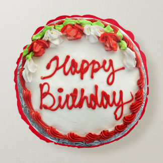 BIRTHDAY CAKE ROND KUSSEN