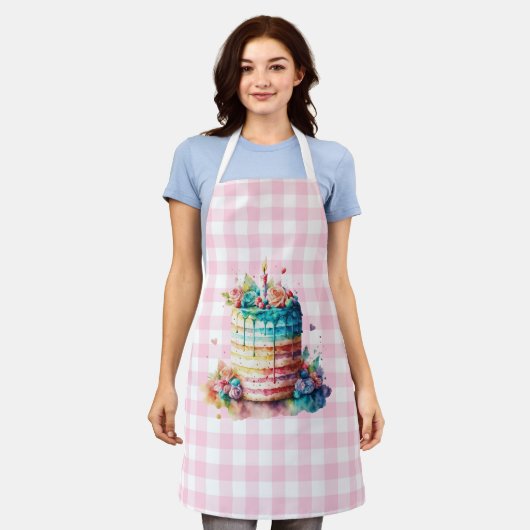 Birthday Cake Schort (Gedragen)