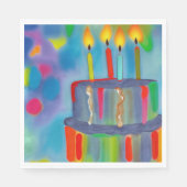 Birthday Cake Servet (Voorkant)