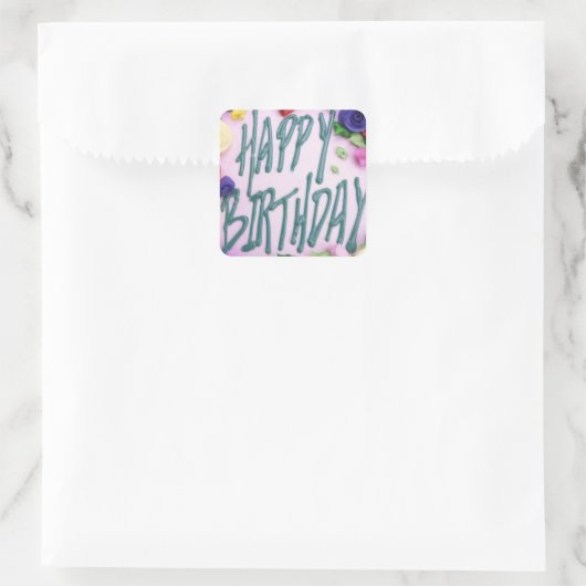 Birthday Cake - Sticker (Tas)