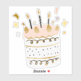 Birthday Cake Sticker