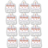 Birthday Cake Sticker (Voorkant)