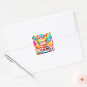 Birthday cake stickers or envelope seals (Envelop)