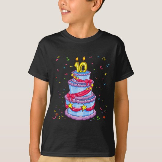 Birthday Cake T-shirt (Voorkant)