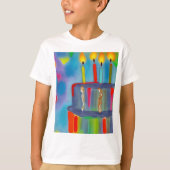 Birthday Cake T-shirt (Voorkant)