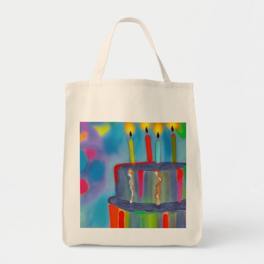 Birthday Cake Tote Bag (Voorkant)