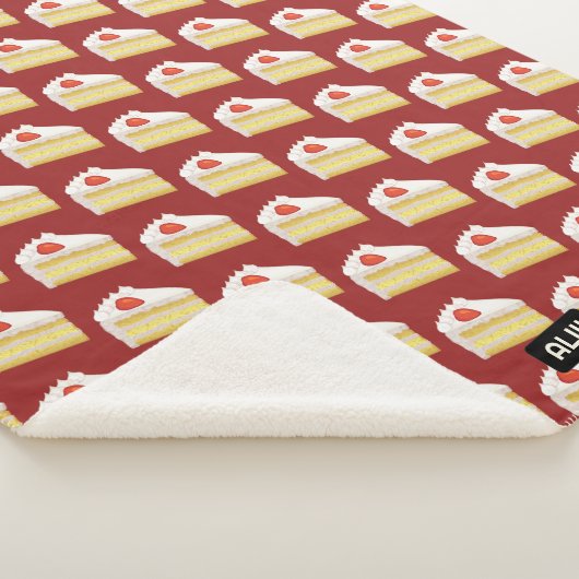 Birthday Cake - Tres Leches Butter Sponge custom Sherpa Deken (3/4)