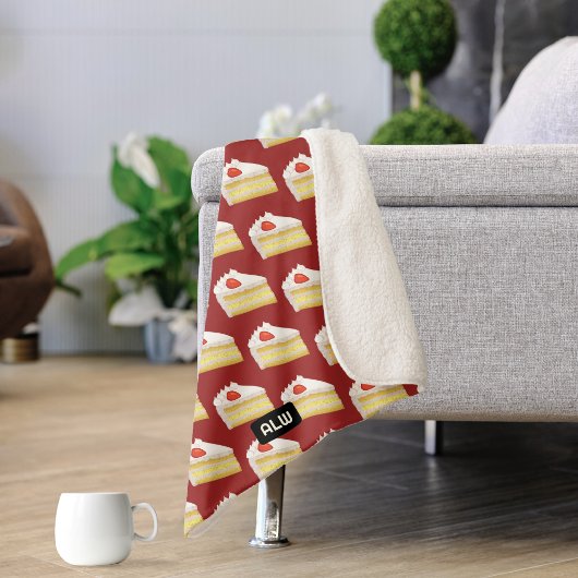 Birthday Cake - Tres Leches Butter Sponge custom Sherpa Deken