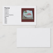 Birthday Cake Visitekaartje (Voorkant / Achterkant)