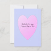 Birthday Cake with Candles Kaart (Achterkant)