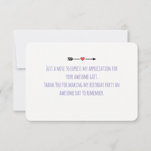 Birthday Cake with Party Lion and Sheep Dank je we Kaart (Achterkant)