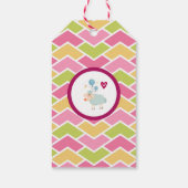 Birthday Cake with Party Lion Dank je wel Cadeaulabel (Achterkant)