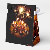 Birthday Cake with Sparklers, Bedankdoosjes (Achterkant)