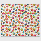 Birthday Cakes Cadeaupapier (Vlak)