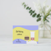 Birthday cakes door B.A. King Visitekaartje (Staand voorkant)