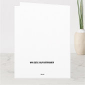 BIRTHDAY CAMPER CUSTOM VAN ADVENTURE BIG CARD KAART (Achterkant)