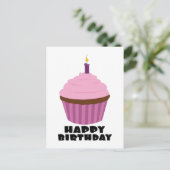 Birthday Candle Briefkaart (Staand voorkant)