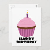 Birthday Candle Briefkaart (Voorkant / Achterkant)