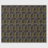 Birthday Candle in Whiskey Cadeaupapier (Vlak)