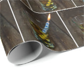 Birthday Candle in Whiskey Cadeaupapier (Rol Hoek)