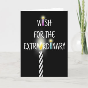 Birthday Candle Wishes Card Kaart
